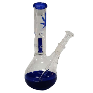 Bong Cristal Intercooler Azul 18 cm