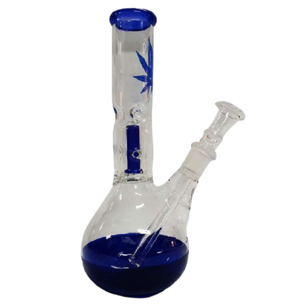 Bong Cristal Intercooler Azul 18 cm