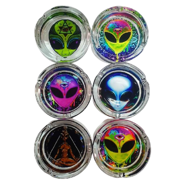 Cenicero Cristal Aliens