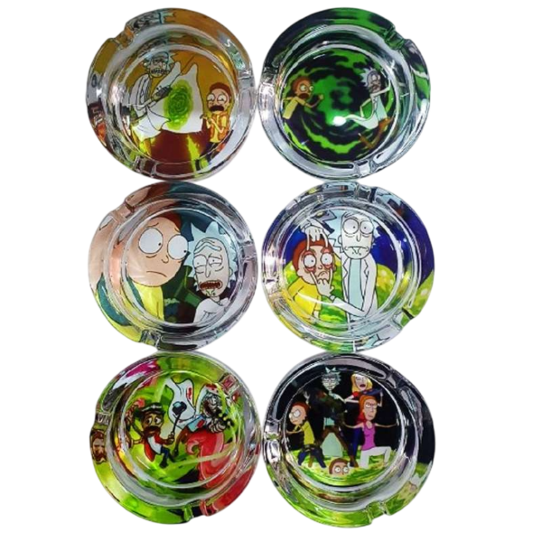 Cenicero Cristal Rick y Morty
