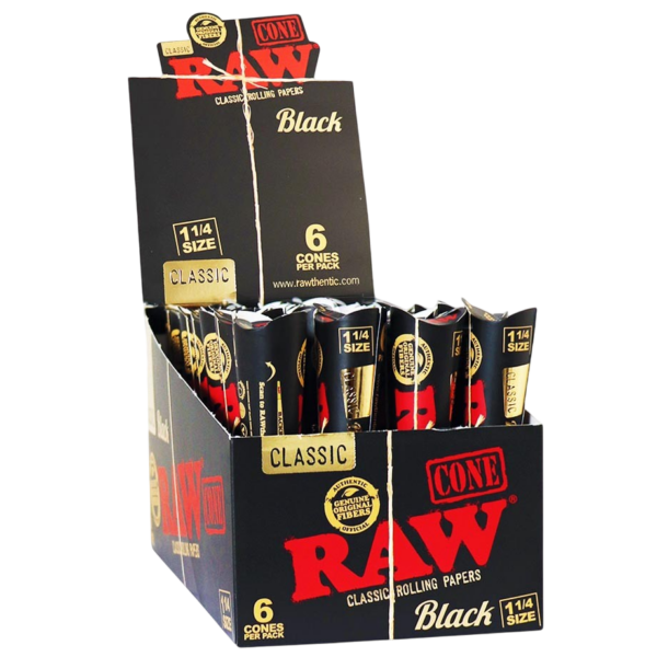 Cono Raw Black 1¼ - Imagen 2