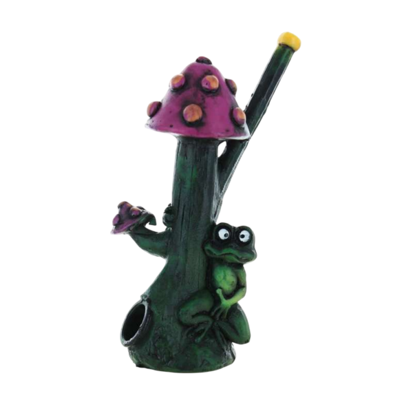Pipa Poliresina Mushroom Frog