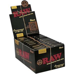 Raw Black Connoisseur 1/4 c.filtros