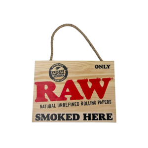 Raw Cartel de madera