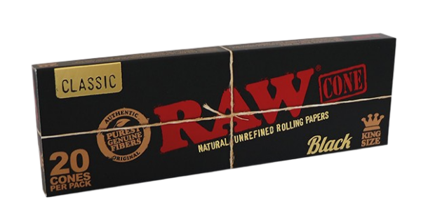 Cono Raw Black KS 20uds - Imagen 2