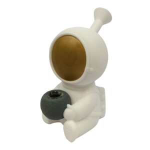 Bong de Silicona Astronauta Blanco 15cm