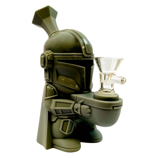 Bong de Silicona Space Hero Gris - Imagen 2